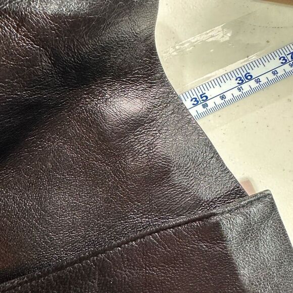 Vintage Y2K Wilsons Leather Long Belted Black XL Jacket Thinsulate Zip Out Liner - Picture 6 of 15